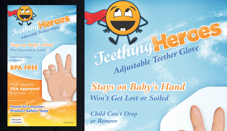 Teething Heroes Packaging